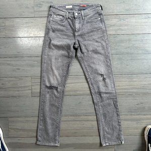 Pilcro brand grey "slim boyfriend" jeans from Anthropologie